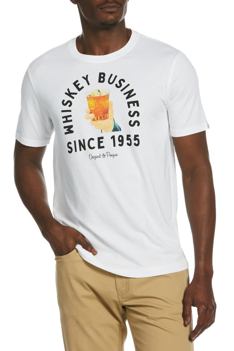 Raise Your Glass Graphic Tee, Main, color, BRIGHT WHITE
