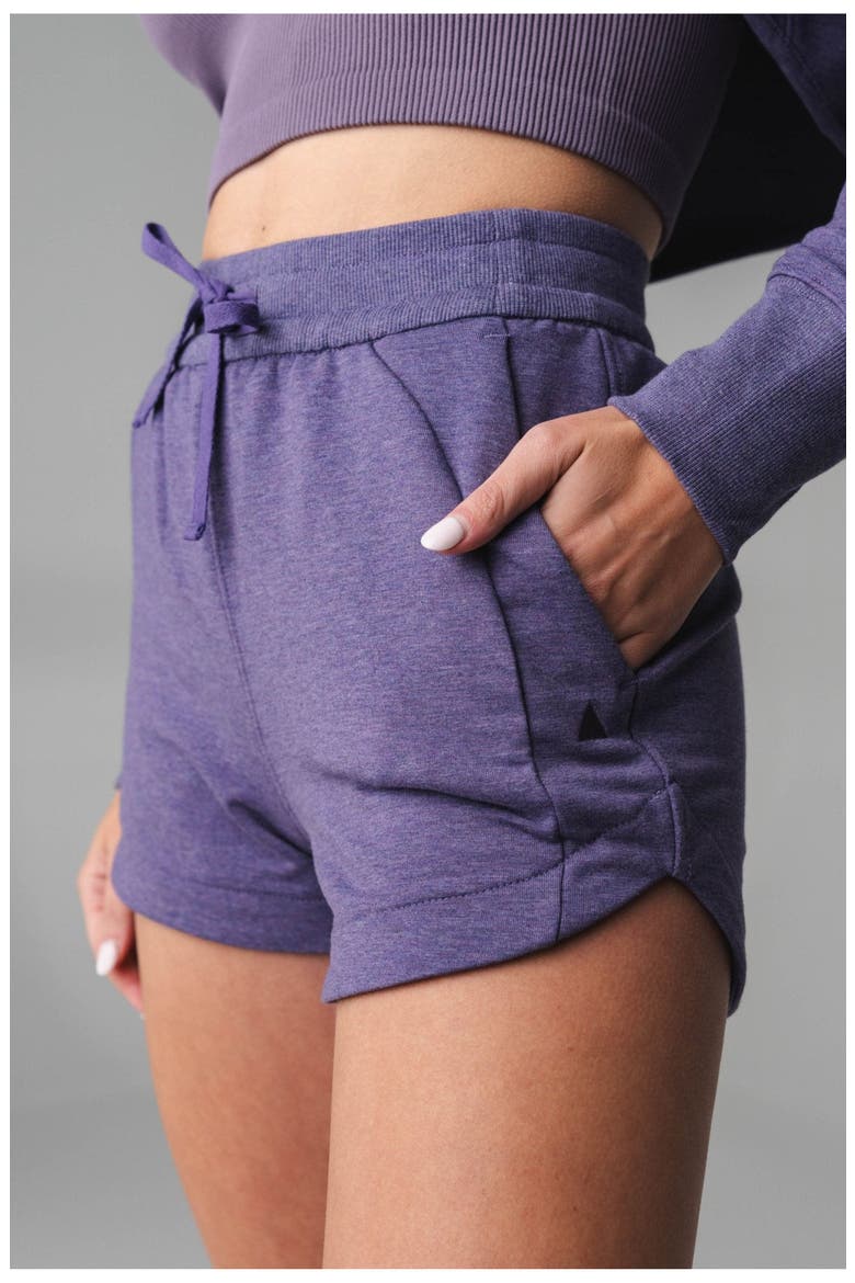 Studio Short, Alternate, color, Violet Marl