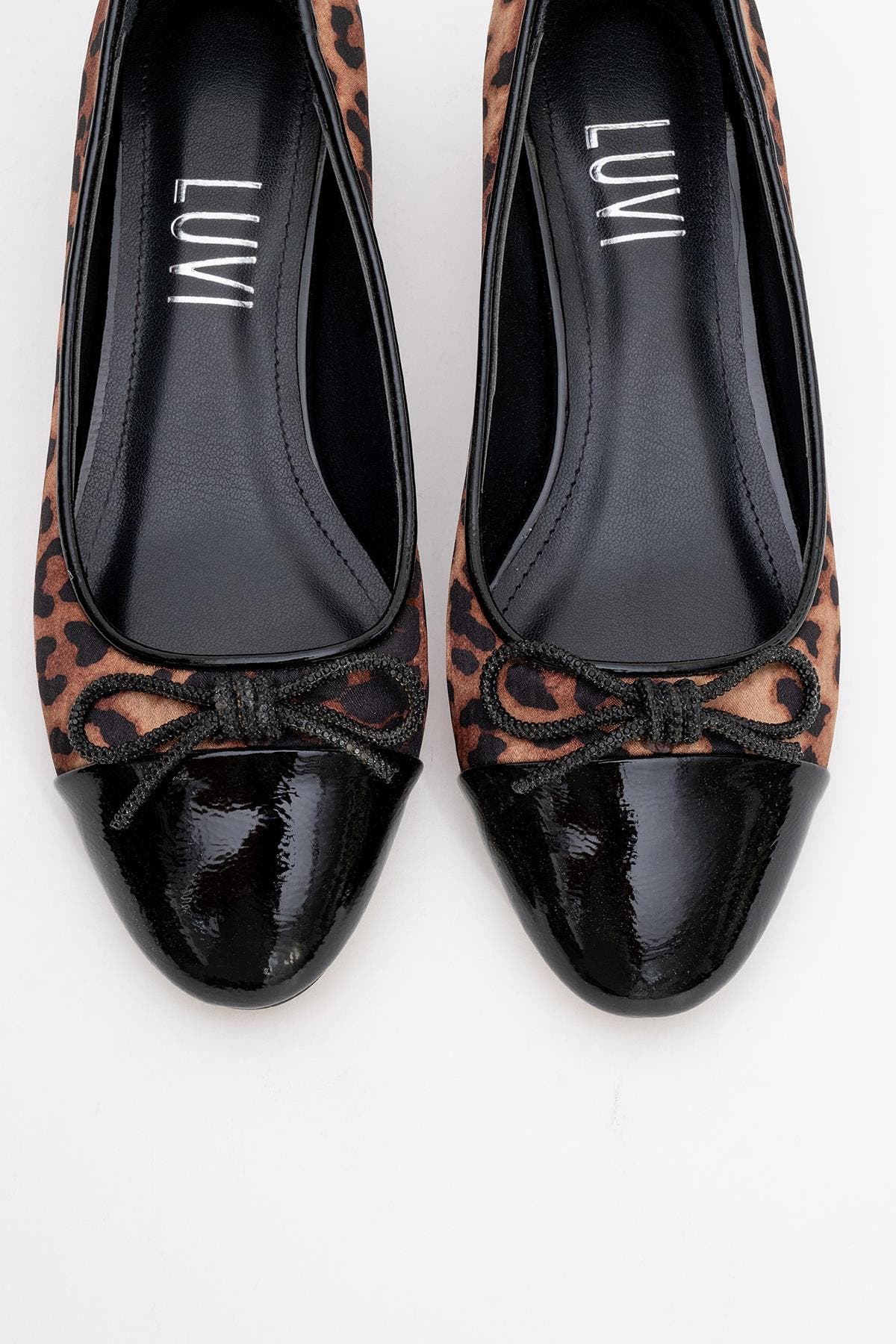 Prologue Shoes Julien Bow Detail Block Heel Flat, Alternate, color, Leopard