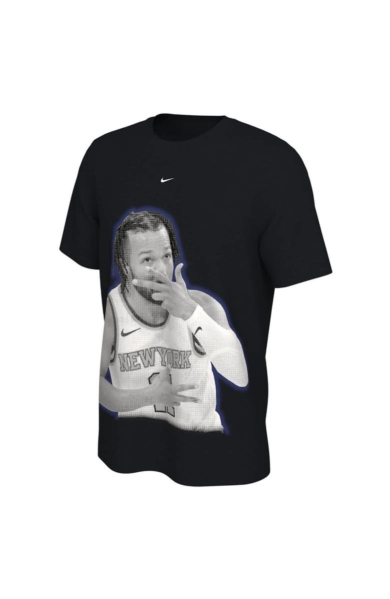 Nike Unisex Nike Jalen Brunson Black New York Knicks Player Graphic T-Shirt, Alternate, color, 