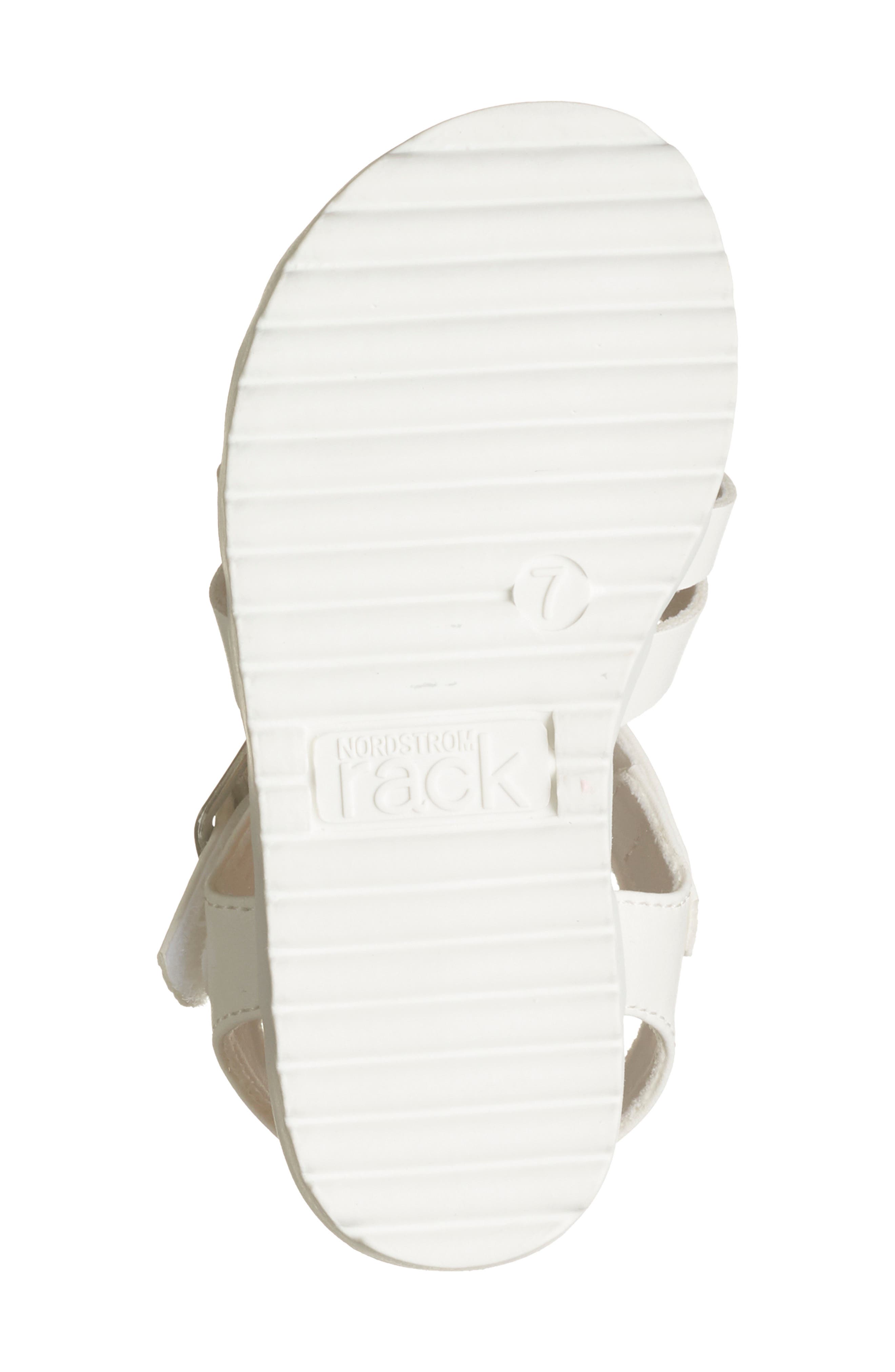 NORDSTROM RACK Kids' Camellia Fisherman Sandal, Alternate, color, White