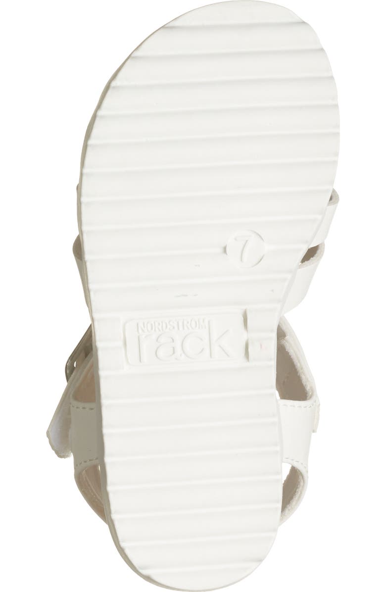 NORDSTROM RACK Kids' Camellia Fisherman Sandal, Alternate, color, White