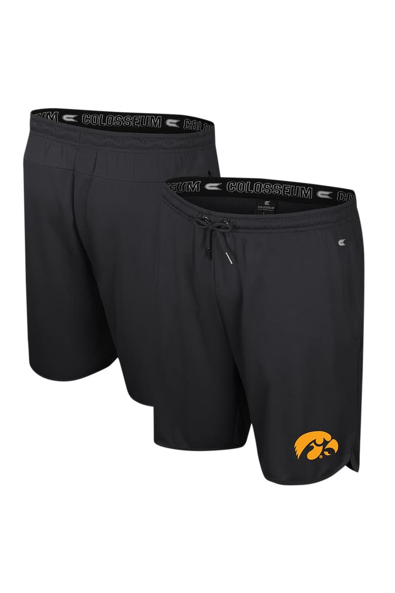 Youth Colosseum Black Iowa Hawkeyes Things Happen Shorts, Alternate, color, Black
