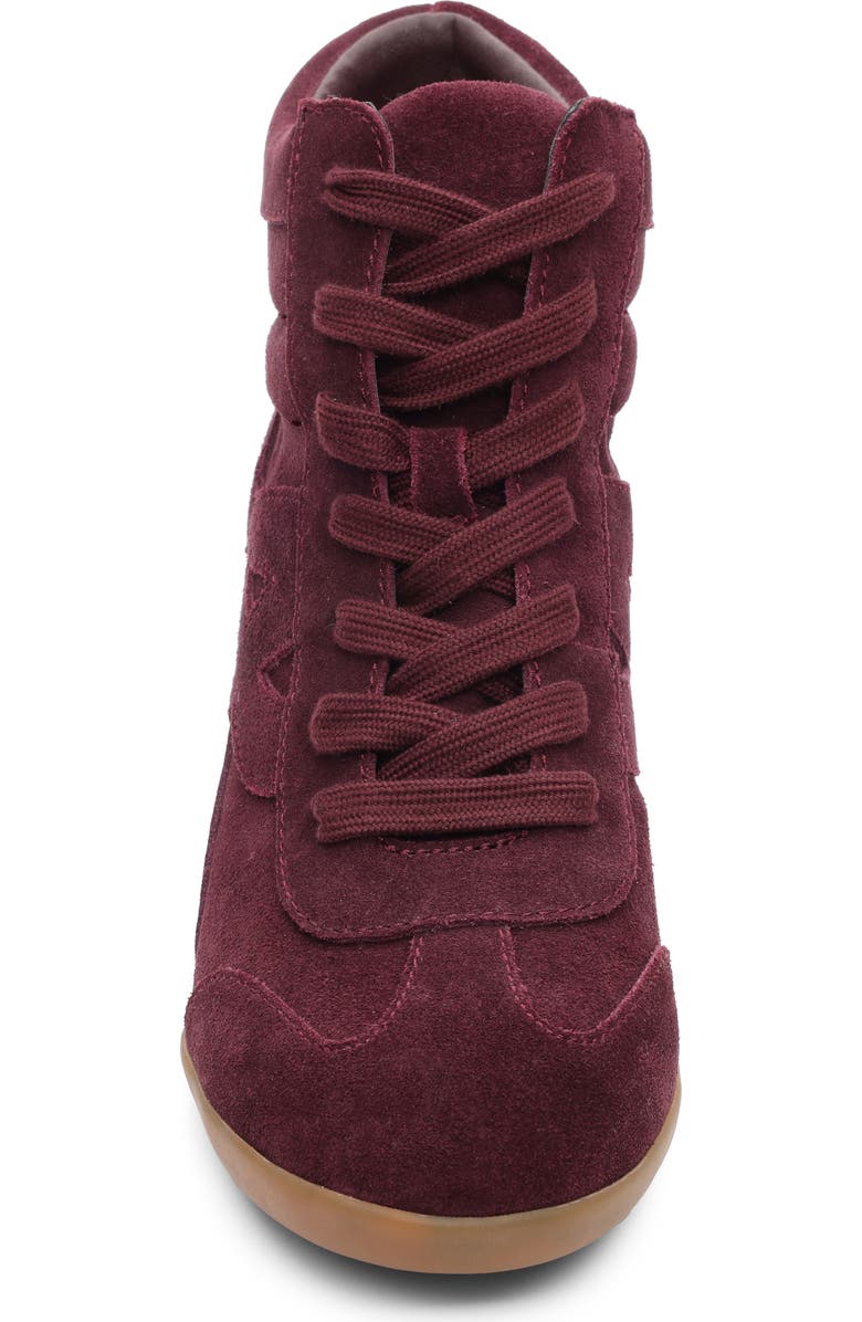 Ash Boradia Wedge Sneaker, Alternate, color, Sangria