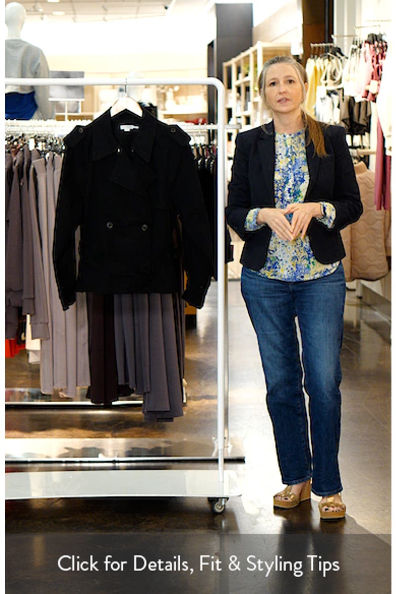 Crop Trench Jacket video