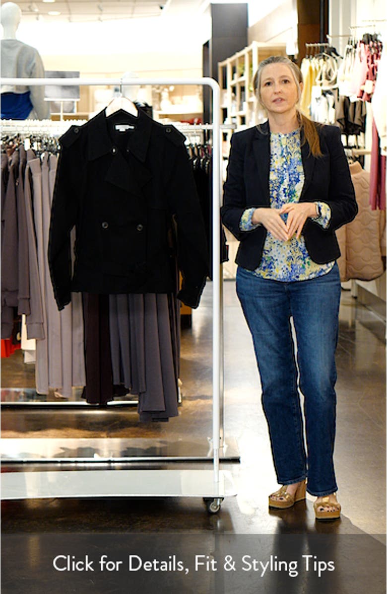 Crop Trench Jacket, sales video thumbnail