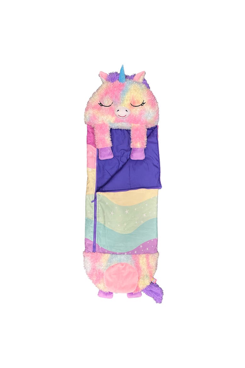 Rainbow Unicorn Pillow & Sleepy Sack Large, Main, color, Multicolored