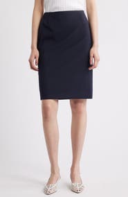 BOSS Vileah Virgin Wool Pencil Skirt