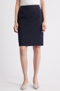 BOSS Vileah Virgin Wool Pencil Skirt