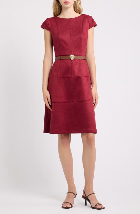 Heritage Sueded Scuba Knit Dress