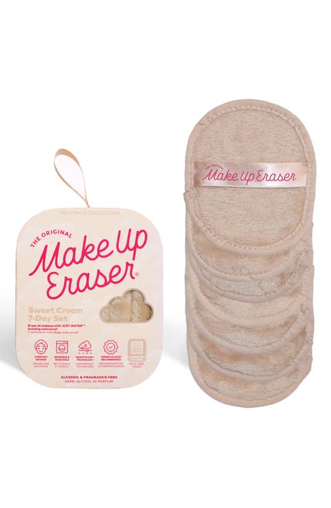 7-Day Chic MakeUp Eraser Set with Laundry Bag
