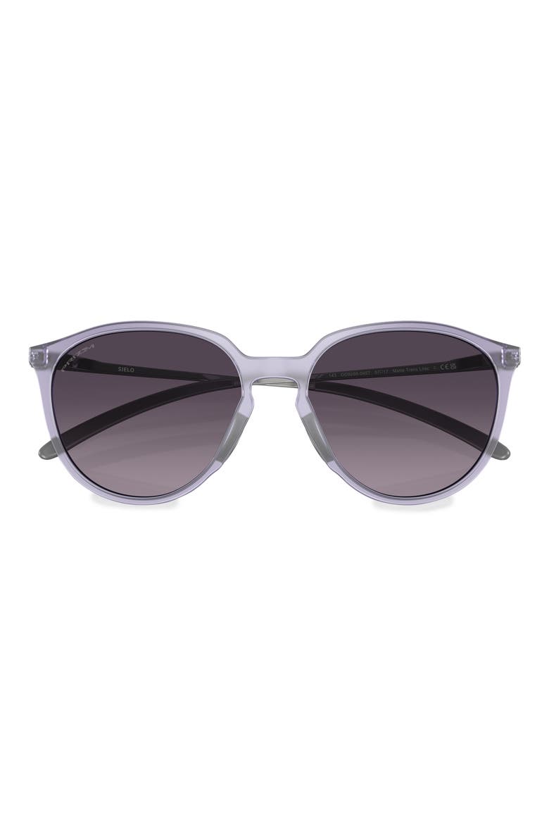 Sielo 57mm Gradient Round Sunglasses, Alternate, color, GREY GRADIENT