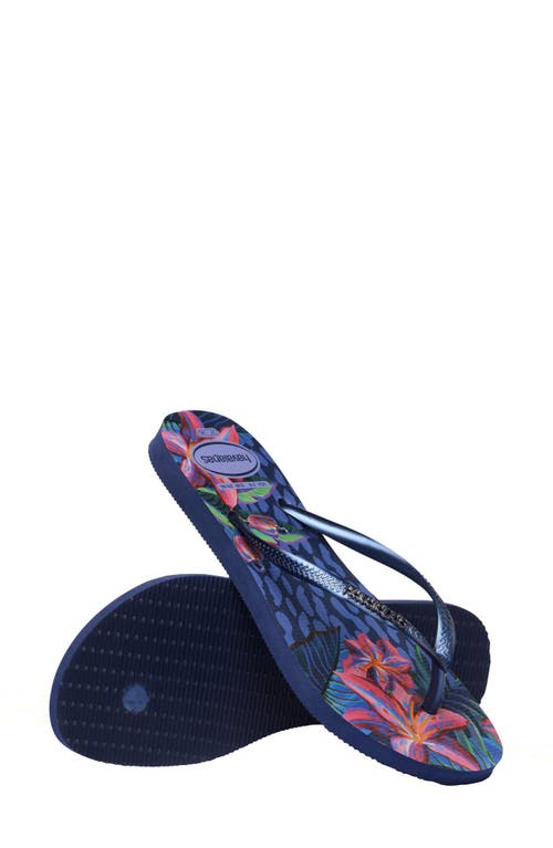 HAVAIANAS HAVAIANAS SLIM ANIMAL FLORAL FUSION FLIP FLOP 