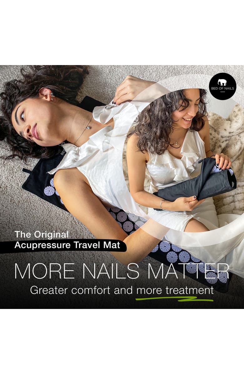 BED OF NAILS Bon Original Premium Acupuncture Travel Mat, Alternate, color, NO COLOR