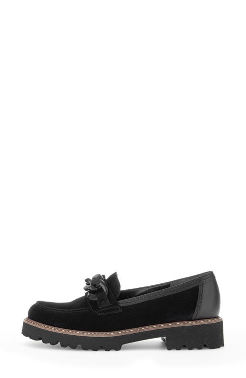 Gabor Bit Loafer In Black