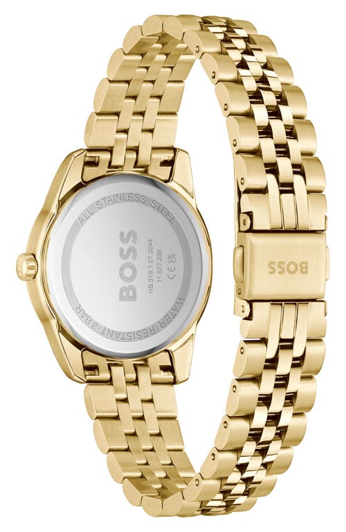 Hugo Boss Boss Graceful Precious Bracelet Watch, 32mm In Yellow