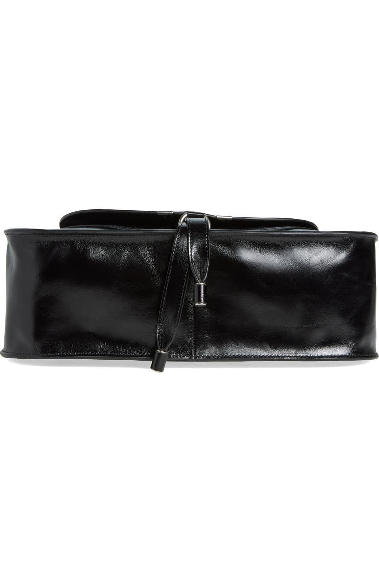 Chloé Medium Marcie Leather Satchel, Alternate, color, 001 Black