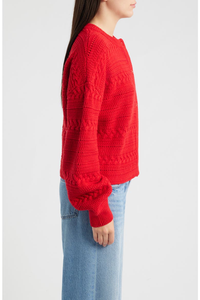 Daigoji Cardigan, Alternate, color, ROUGE