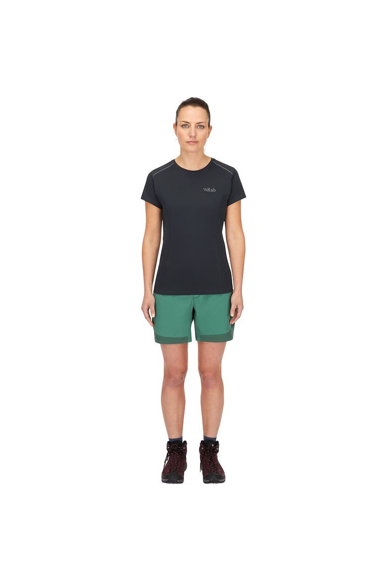 Torque Mountain 6In Short - Women's, Alternate, color, Eucalyptus/Green Slate
