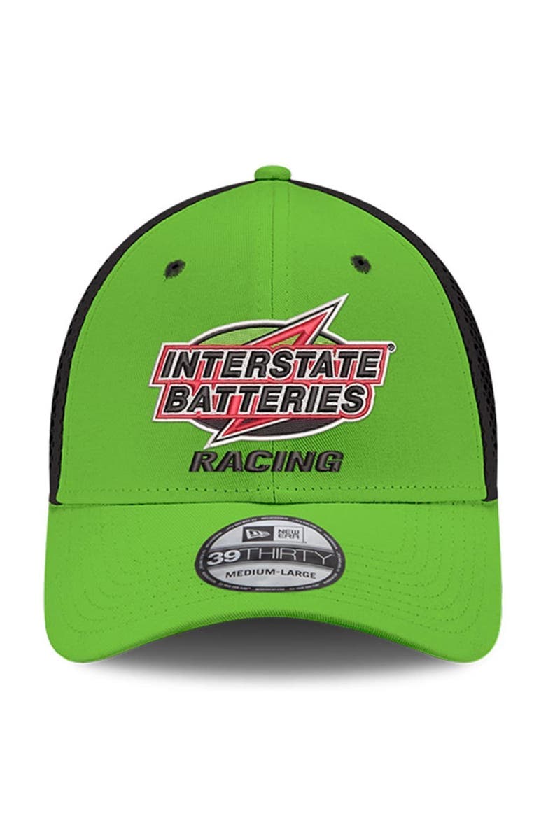 New Era Men's New Era Green Kyle Busch Interstate Batteries NEO 39THIRTY Flex Hat, Alternate, color, 