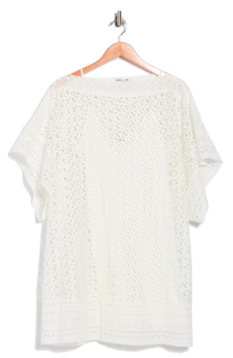 Lilia Openwork Knit Dress