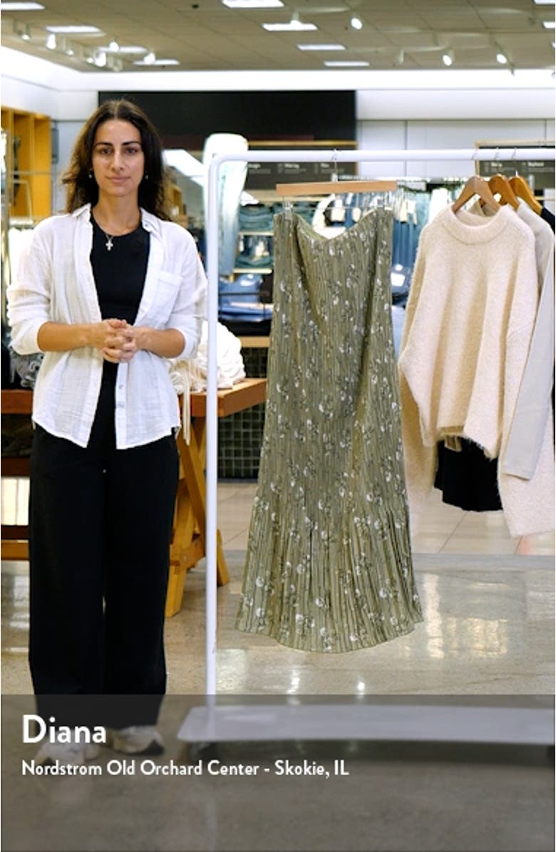 Sylvie Strapless Plissé Dress, sales video thumbnail