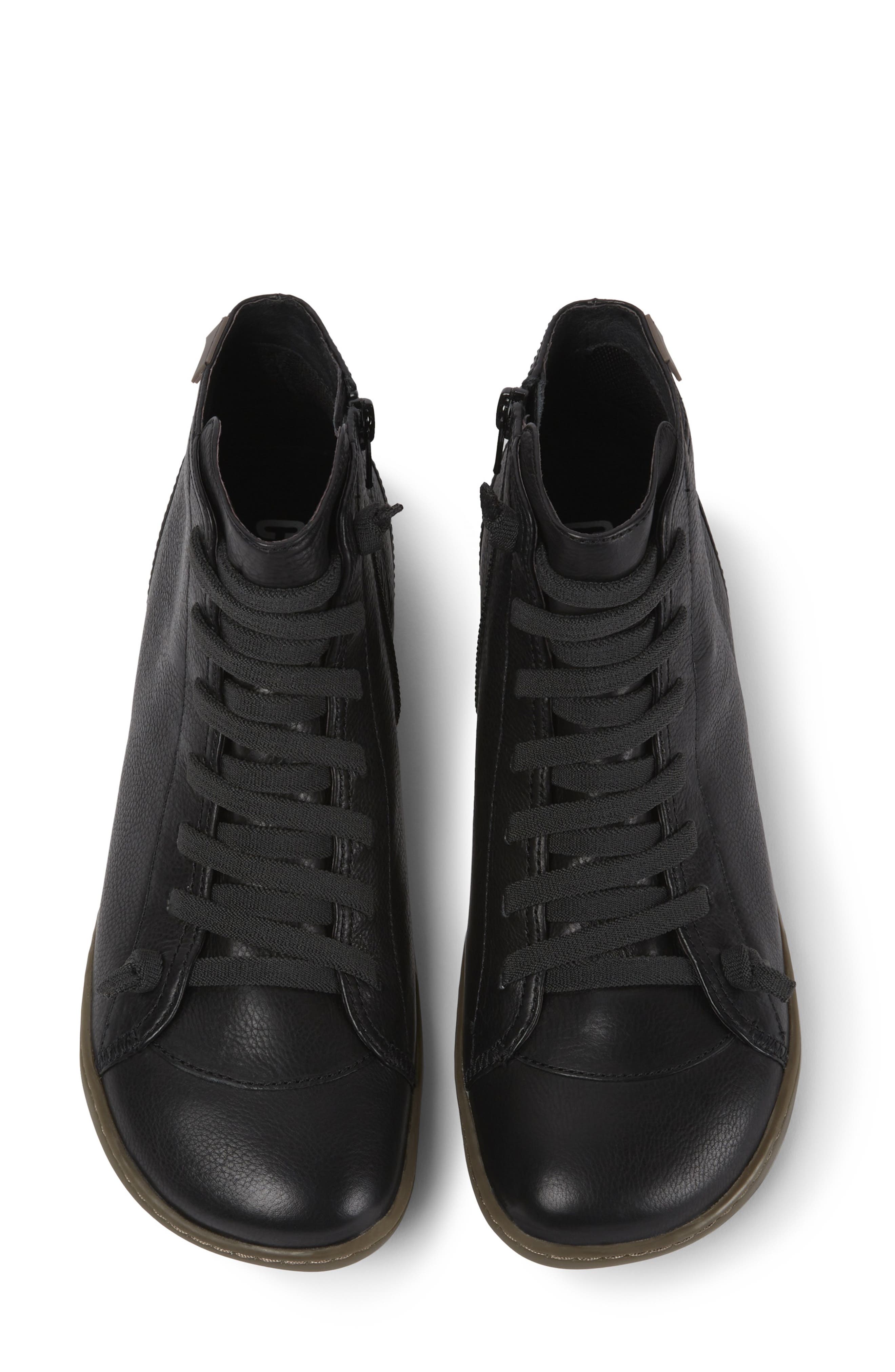 Camper Peu Cami High Top Sneaker, Alternate, color, Black