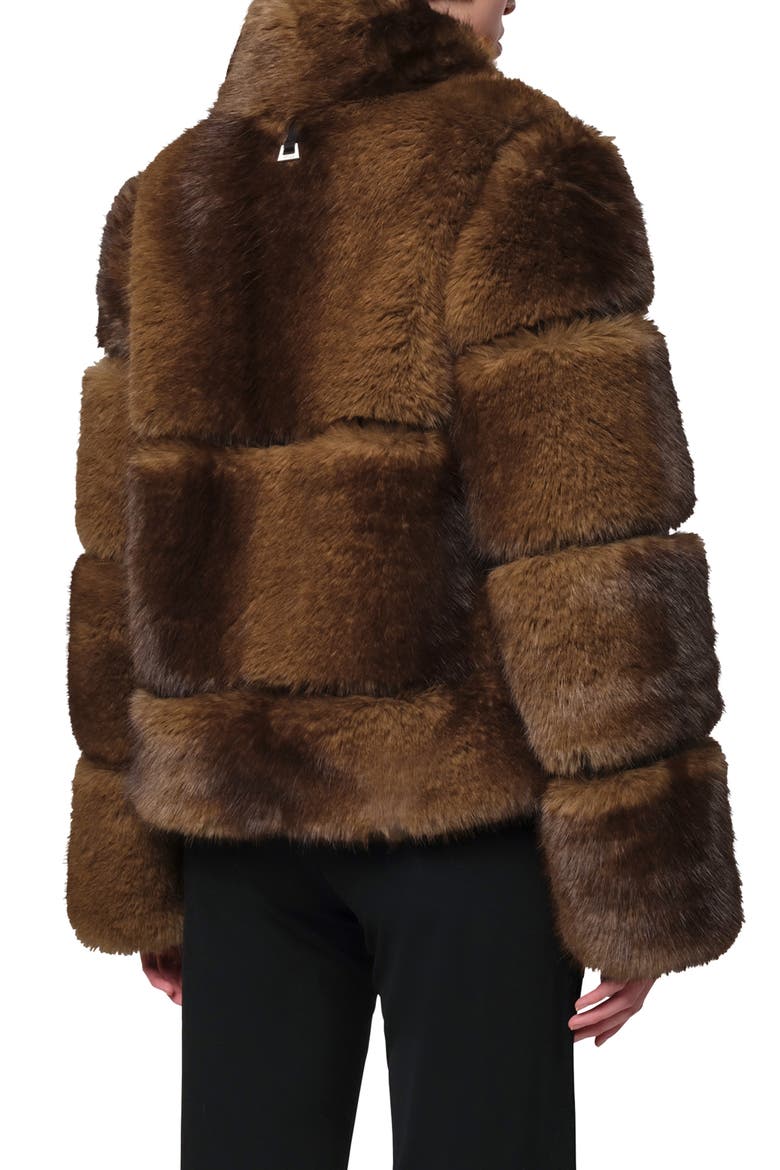 Sai Faux Fur Coat, Alternate, color, MINK