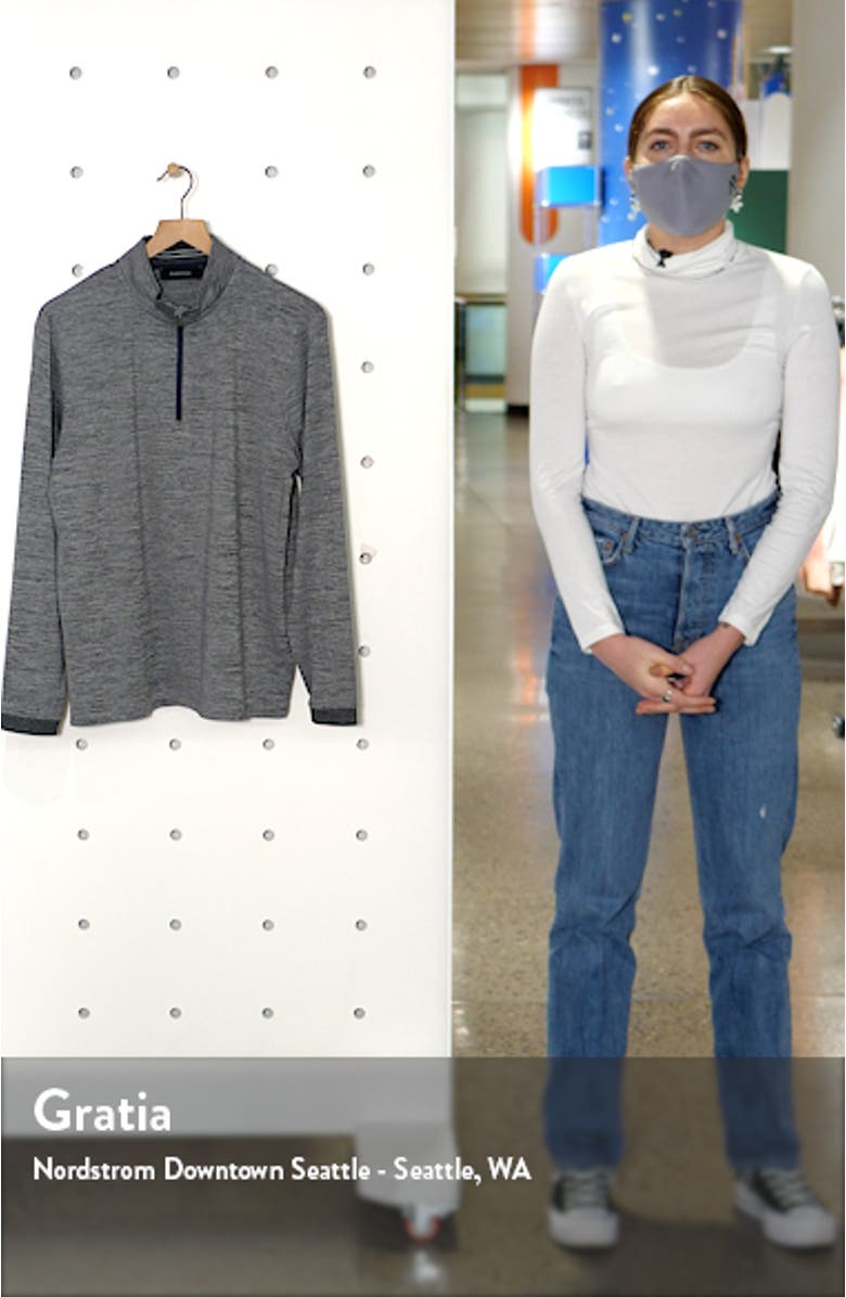 Stretch Quarter Zip Pullover, sales video thumbnail