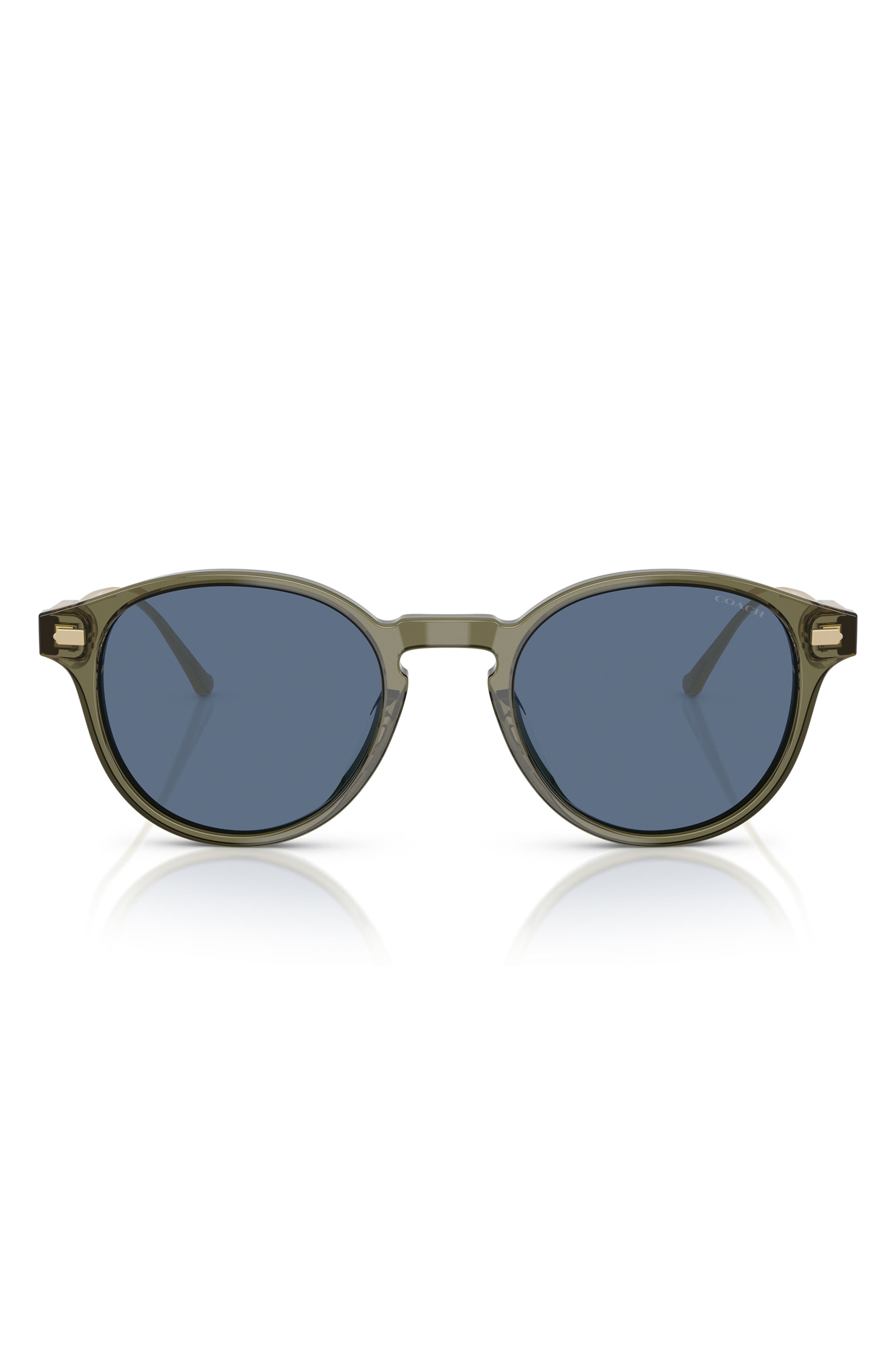 TRANSPARENT OLIVE / BLUE SOLID