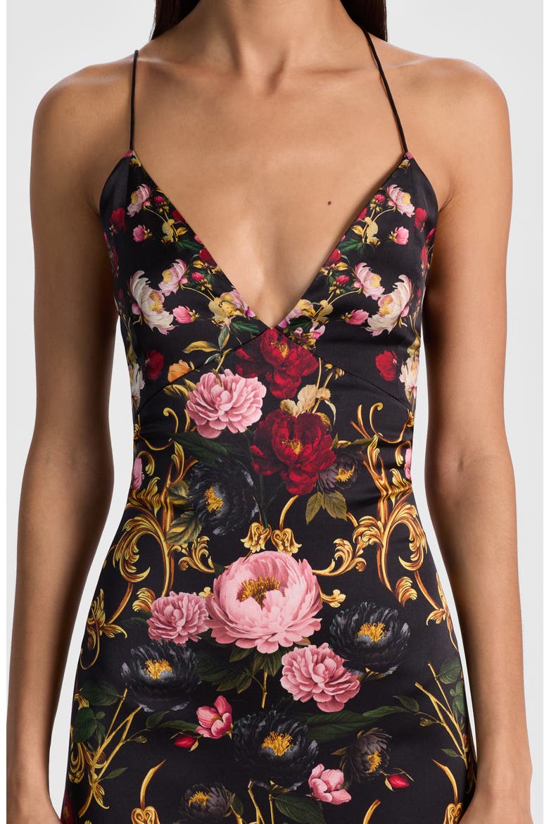 Milta Floral Mermaid Slipdress, Alternate, color, EVERMINE