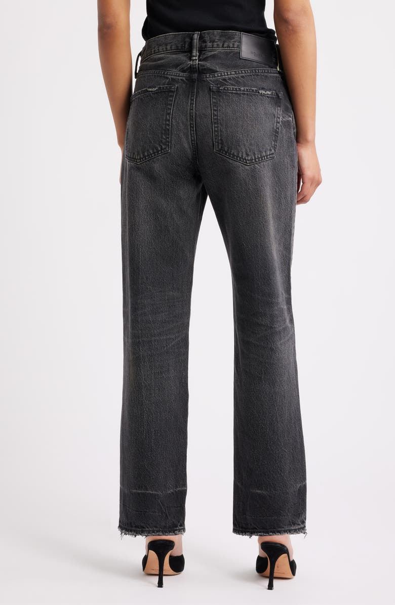 MOUSSY VINTAGE Haverhill Straight Leg Jeans, Alternate, color, Black