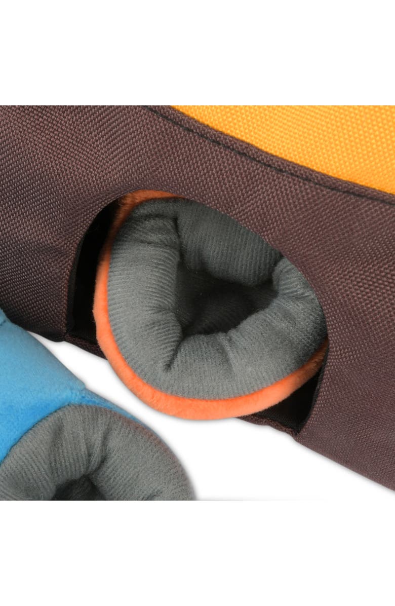 P.L.A.Y. Camp Corbin Trailblazing Tent Dog Toy Squeaker, Crinkle, Alternate, color, Multicolored