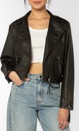 VELVET HEART Kenwood Faux Leather Moto Jacket