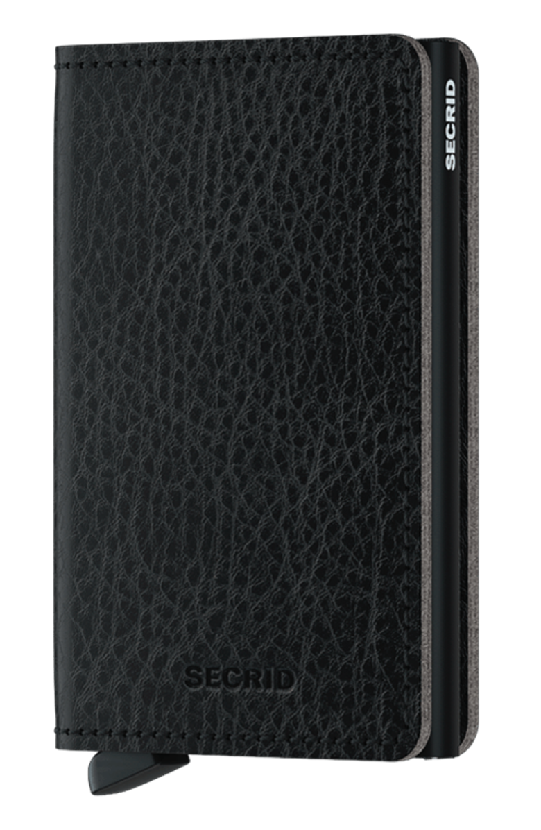 Secrid Slimwallet Veg, Main, color, Black-Black