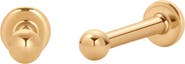 MADE BY MARY 14k Bead Stud Earring