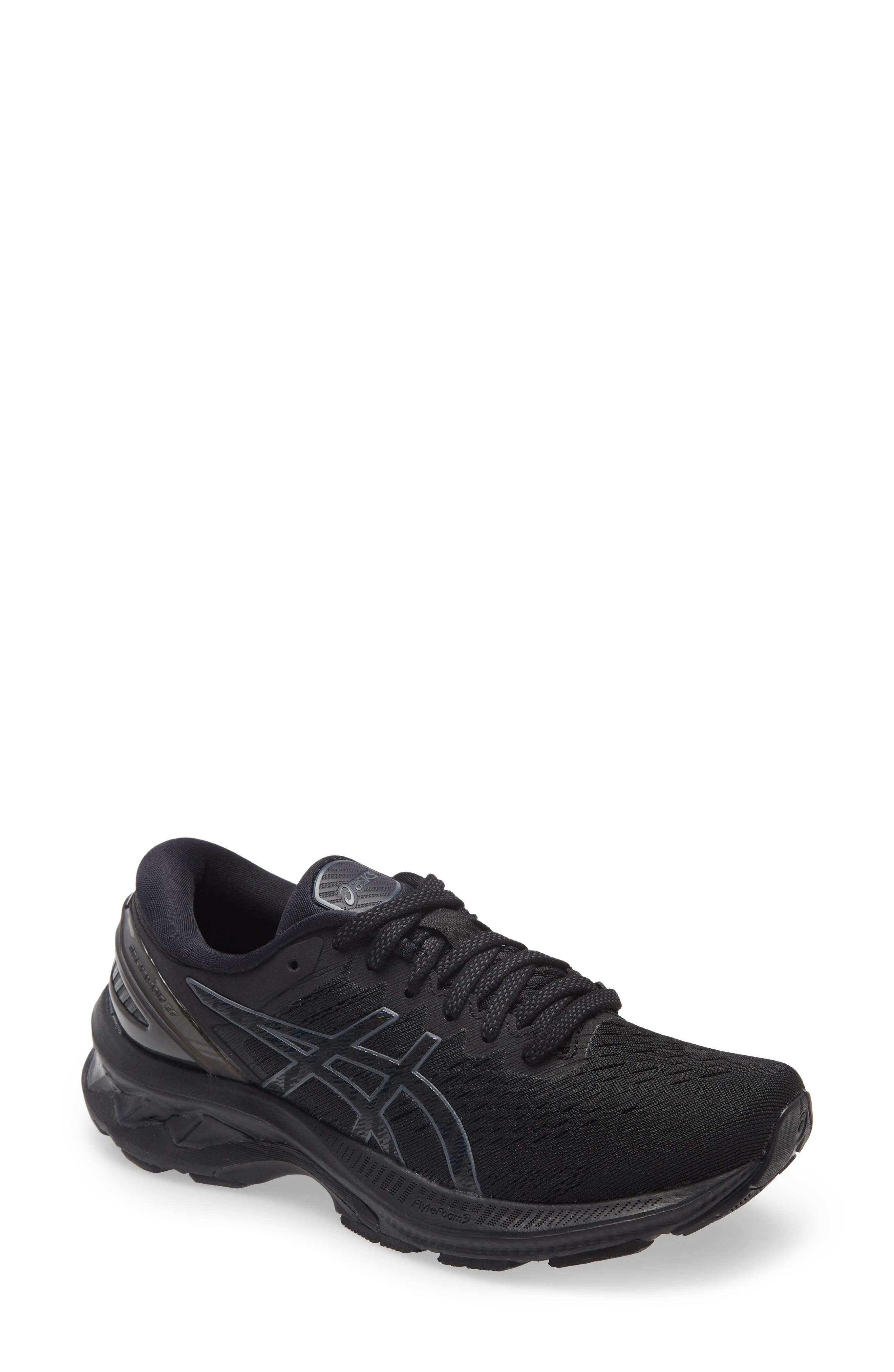 GEL-Kayano® 27 Running Shoe, Main, color, BLACK/BLACK