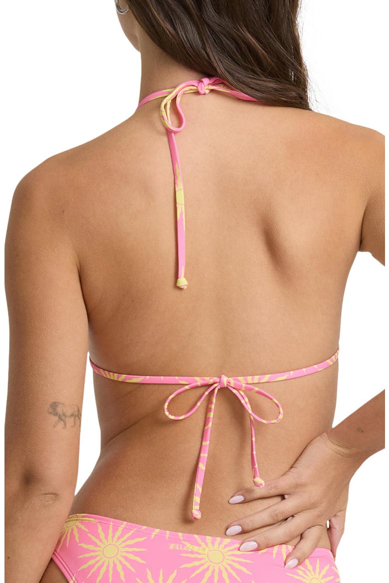 So Sunny Triangle Swim Top, Alternate, color, SEA PINK