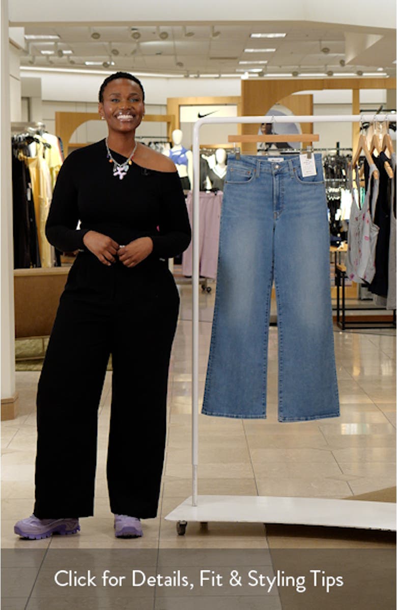 The High Waist Wide Leg Jeans, sales video thumbnail