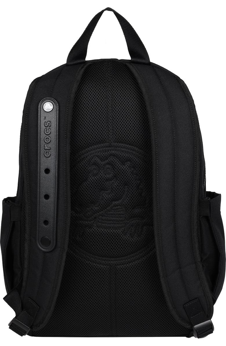 CROCS Lightweight Backpack with Molded Front Storage Pocket, Alternate, color, Black