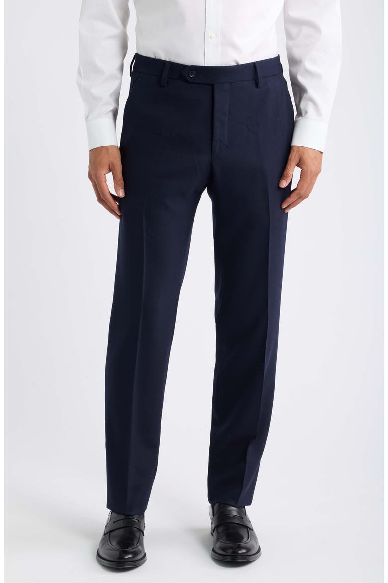 Stretch Wool Dress Pants, Main, color, NAVY