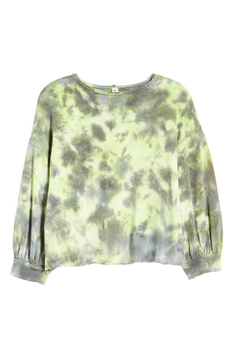 BP. Tie Dye Crewneck Sweatshirt, Alternate, color, 