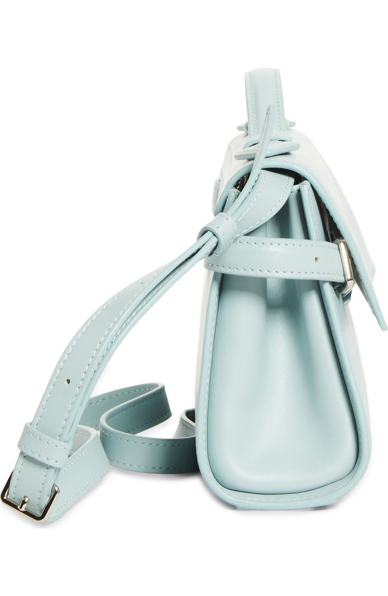 Proenza Schouler Tate Leather Clutch, Alternate, color, Stone Blue