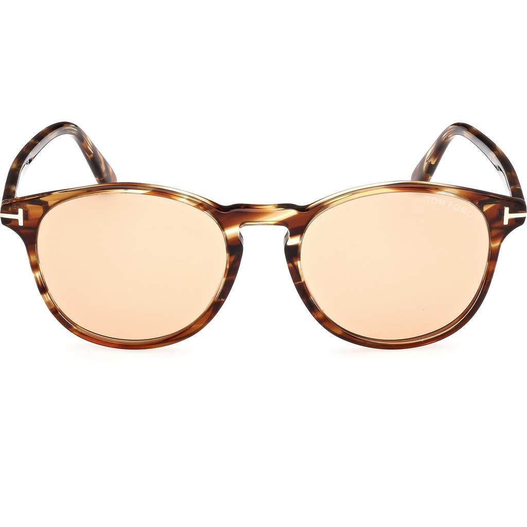 Tom Ford 53mm Round Sunglasses