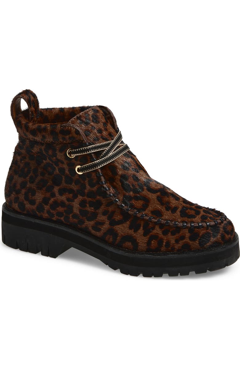 rag & bone Cameron Genuine Calf Hair Lace-up Boot, Main, color, Leopard
