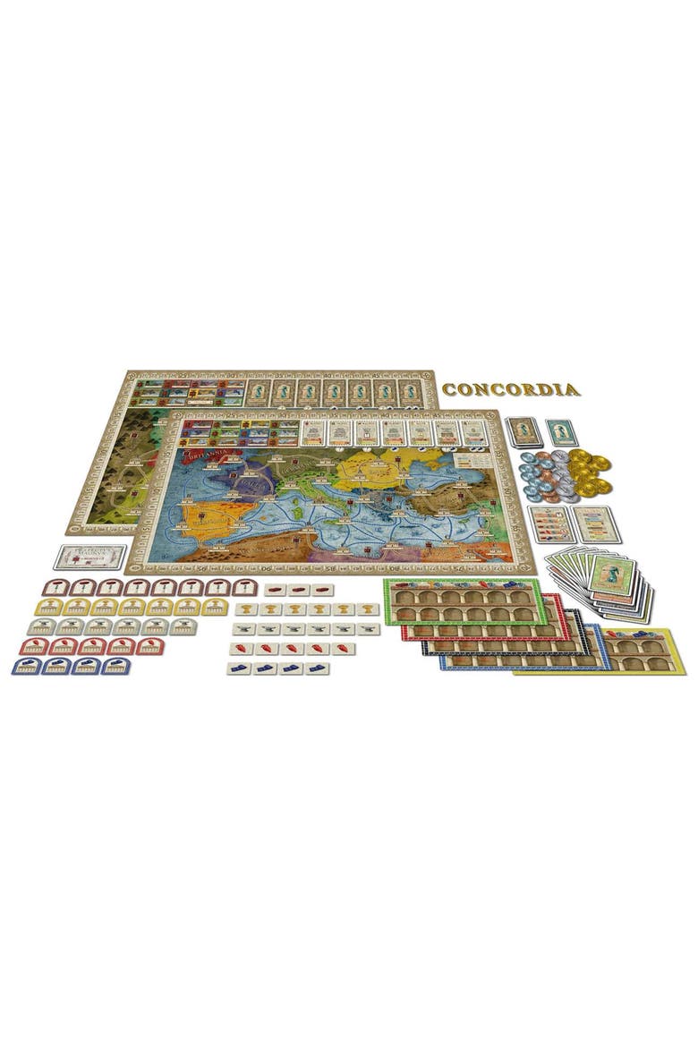 Concordia Strategy Board Game, Alternate, color, Multicolored