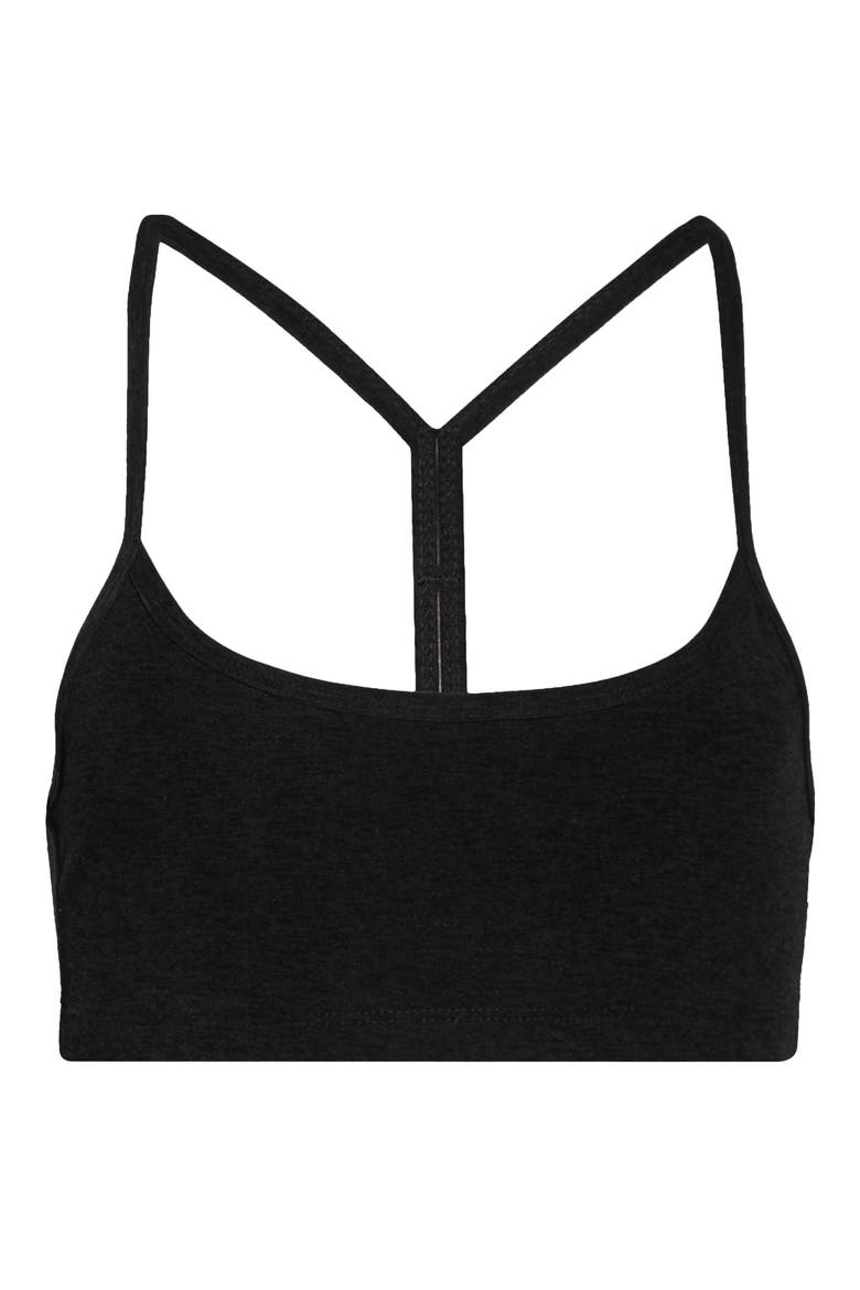 Space Dye Slim Racerback Sports Bra, Alternate, color, DARKEST NIGHT