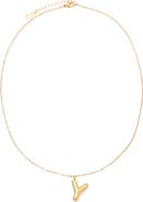 Petit Moments Bubble Initial Necklace