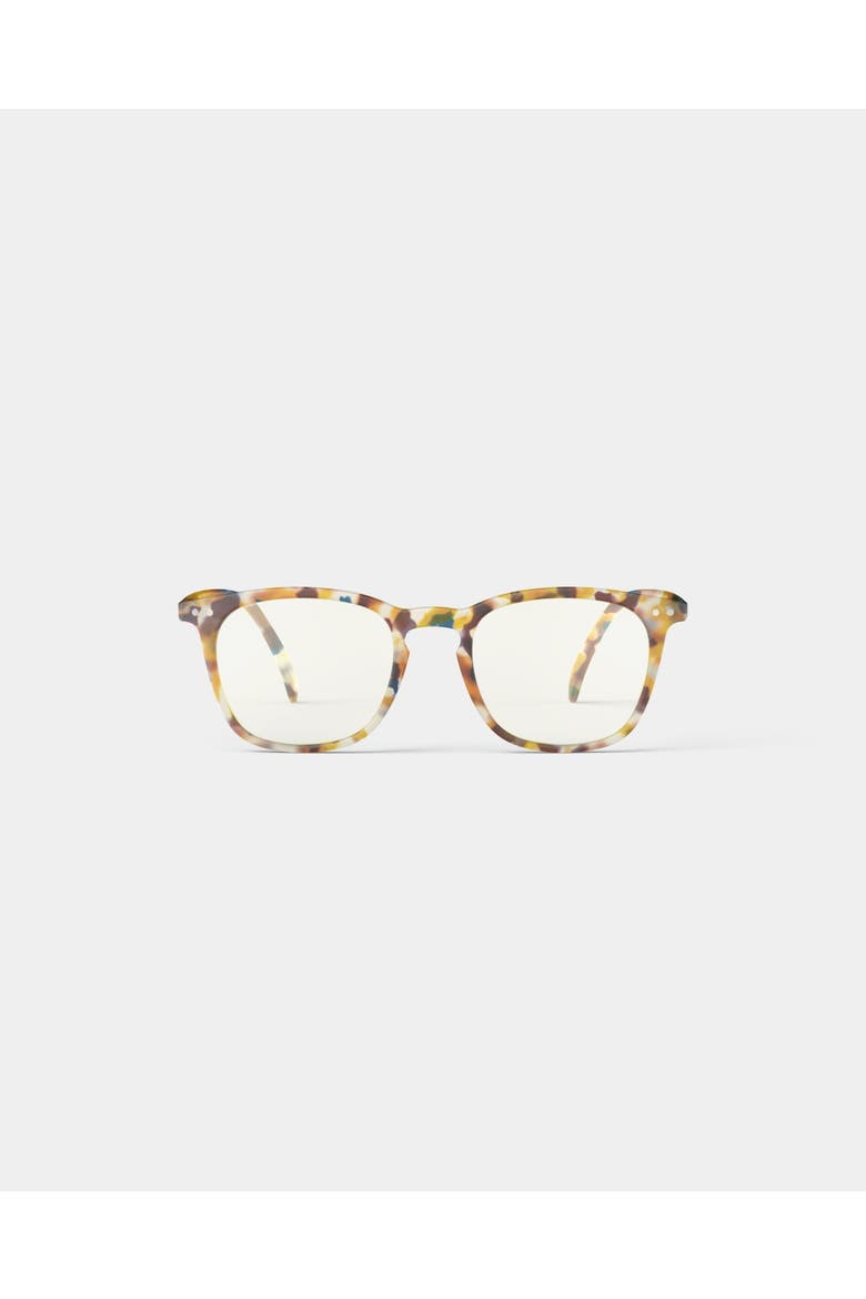 #E 49mm Trapeze Screen Glasses, Main, color, Blue Tortoise