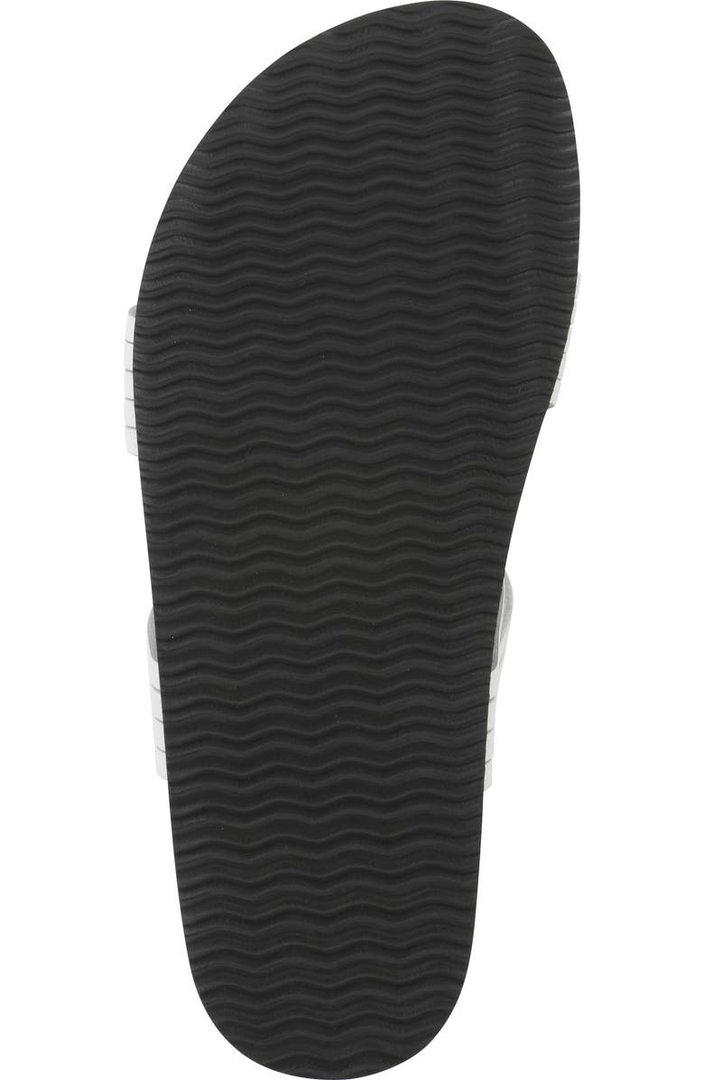 White Mountain Footwear Halicore Slide Sandal, Alternate, color, White/ Leather